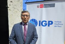 Volcán Sabancaya en alerta amarilla Hernando Tavera, jefe del IGP - FOTO UMA