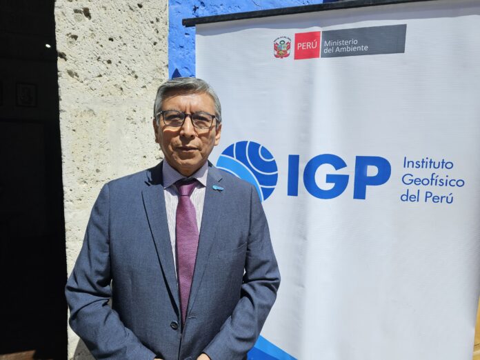 Hernando Tavera, jefe del IGP - FOTO UMA